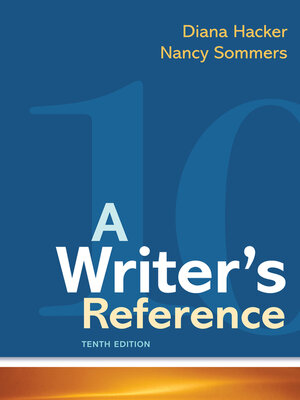 cover image of A Writer's Reference